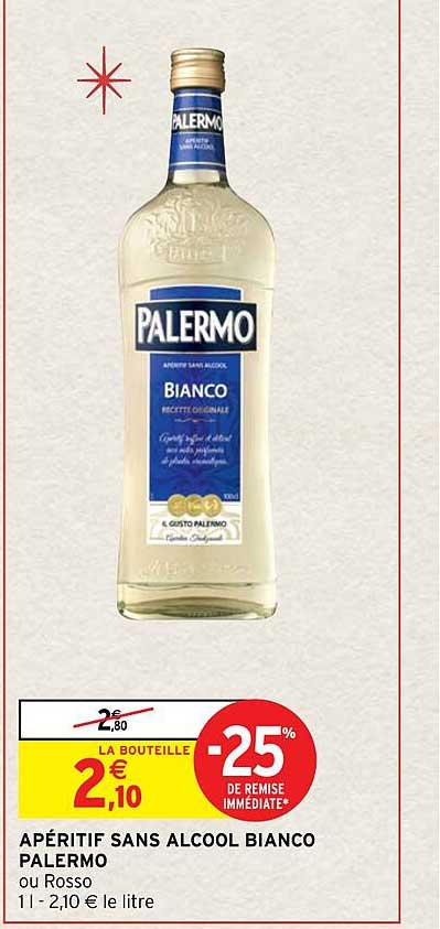 Apéritif Sans Alcool Bianco Palermo