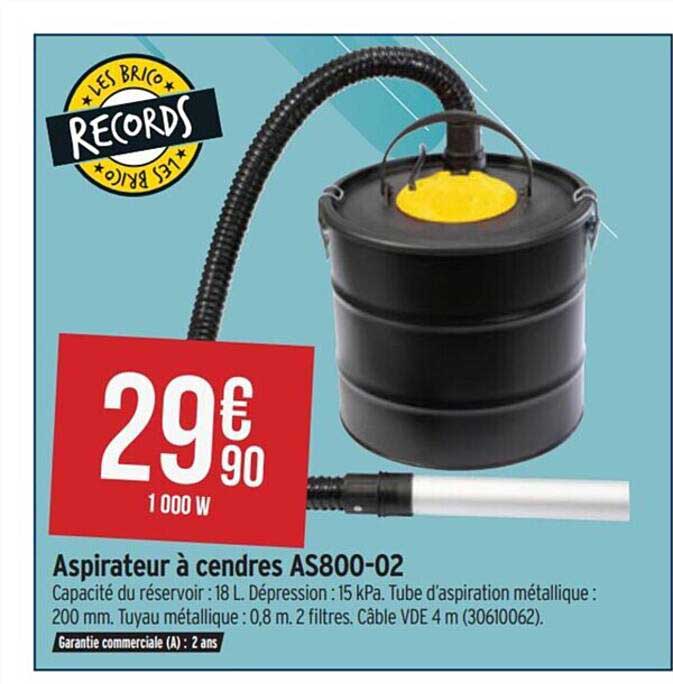 aspirateur à cendres as800-02