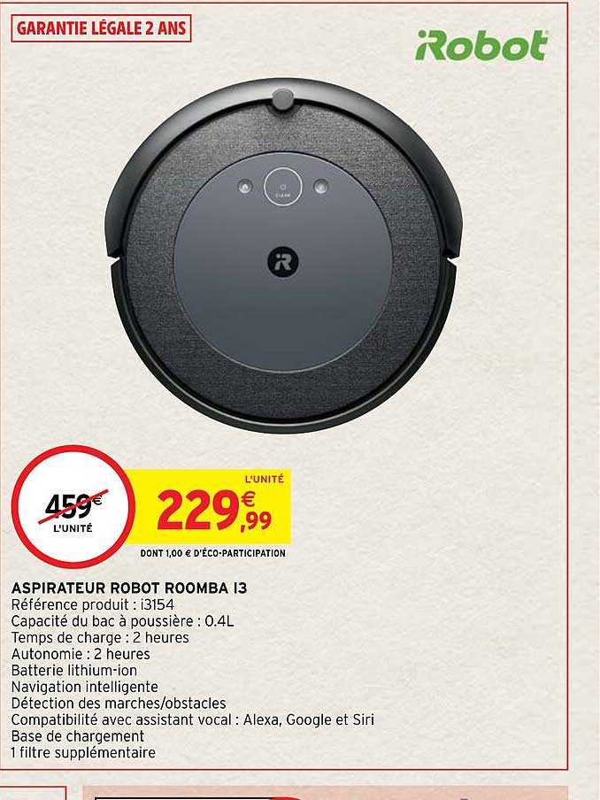 Aspirateur Robot Roomba I3