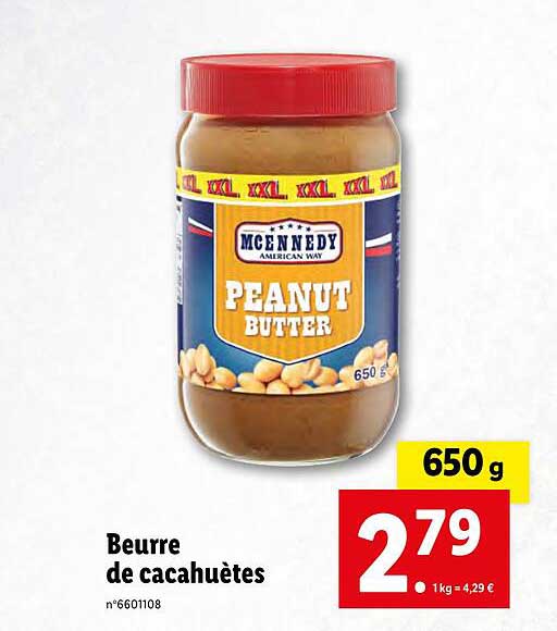 Beurre De Cacahuètes Mcennedy