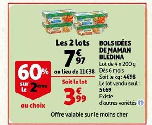 bols idées de maman blédina