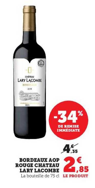 bordeaux aop rouge château lary lacombe