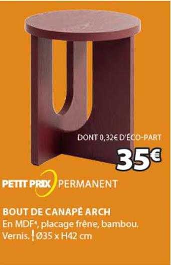 bout de canapé arch