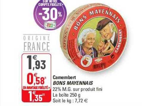 Camembert Bons Mayennais