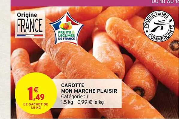 carotte mon marché plaisir