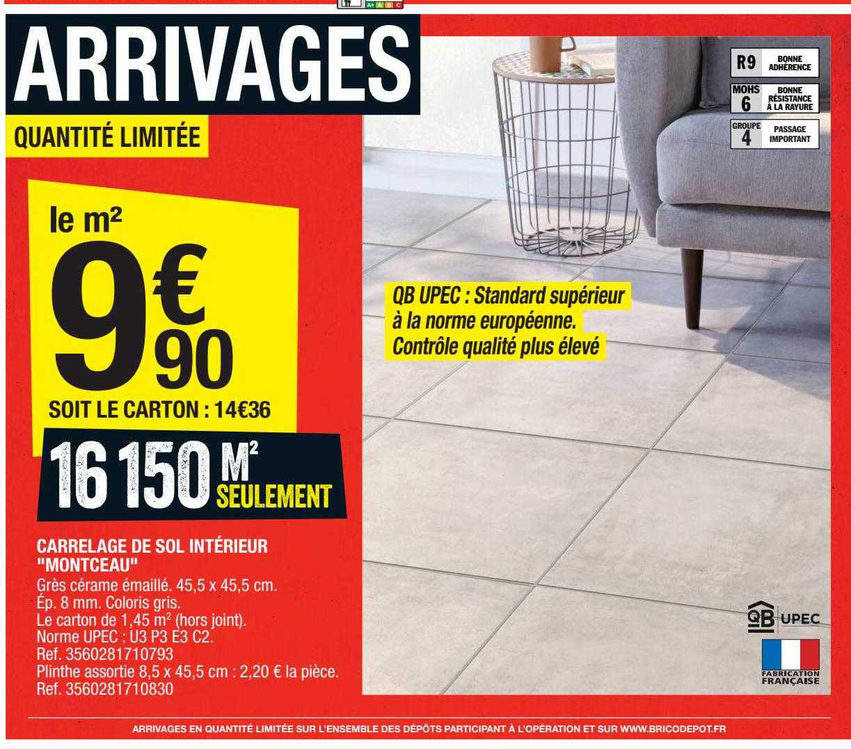 Carrelage De Sol Intérieur "montceau"