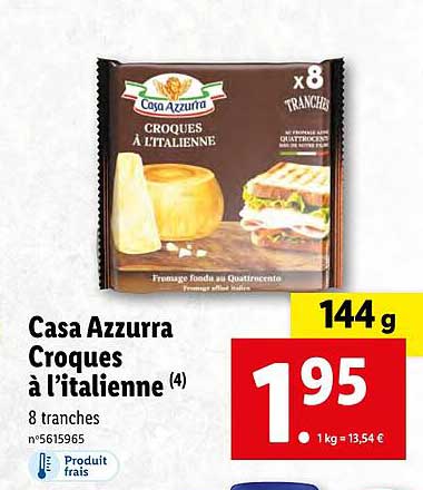 casa azzurra croques à l'italienne