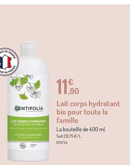 Centifolia Lait Corps Hydratant Bio Pour Toute La Famille