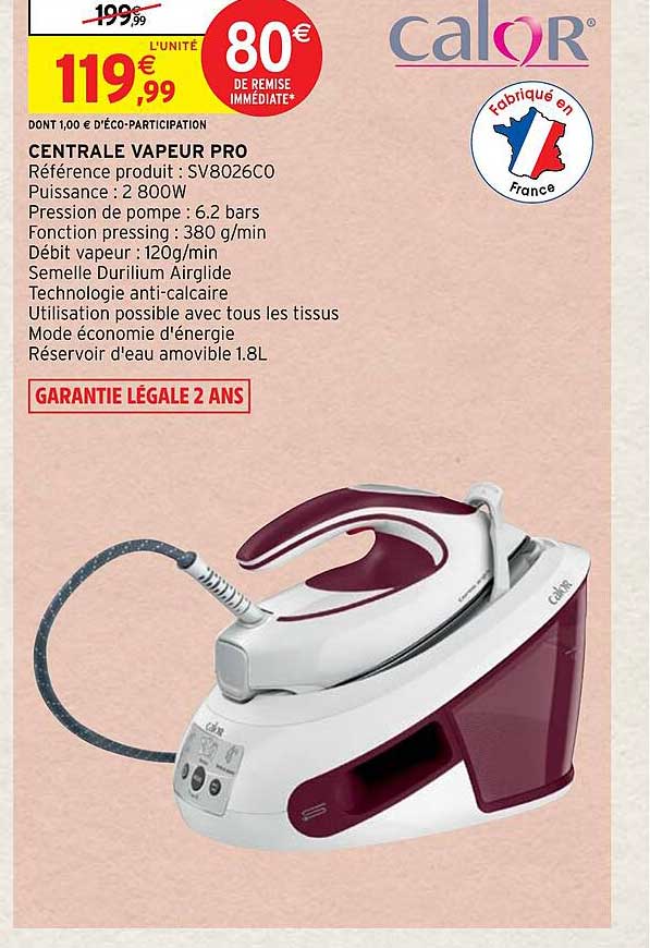 Centrale Vapeur Pro Calor