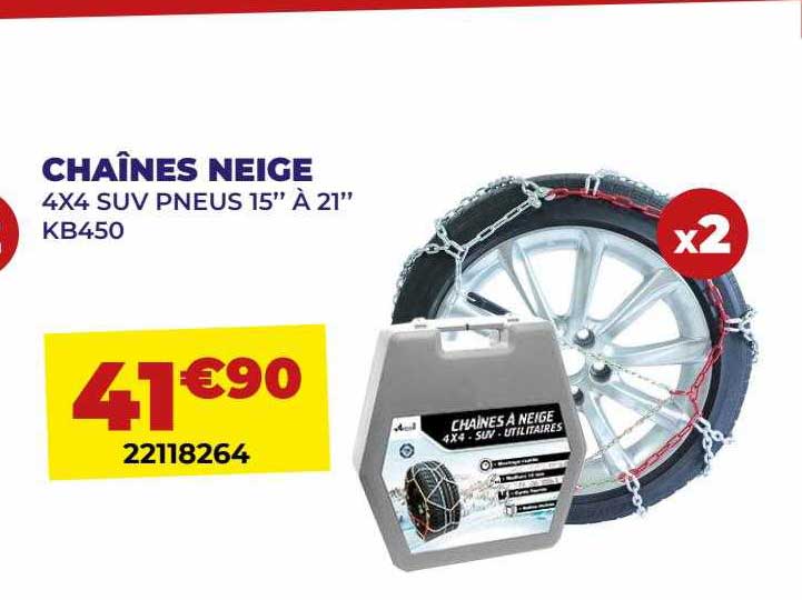 chaînes neige