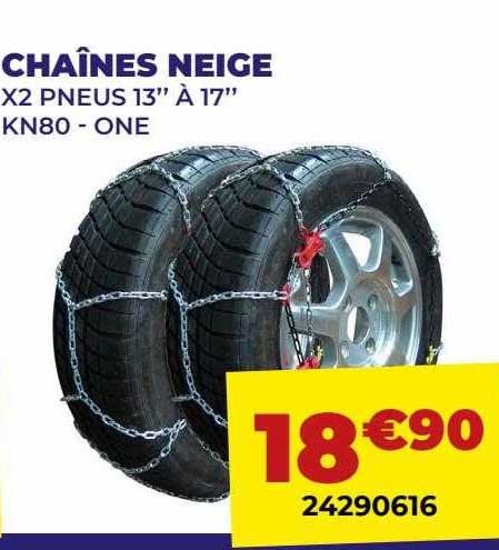 chaînes neige