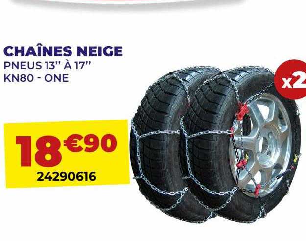 chaînes neige