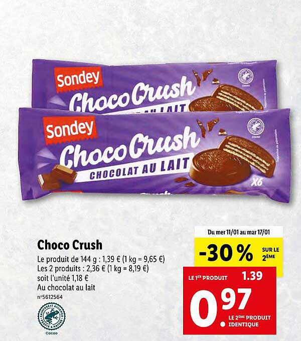 choco crush sondey