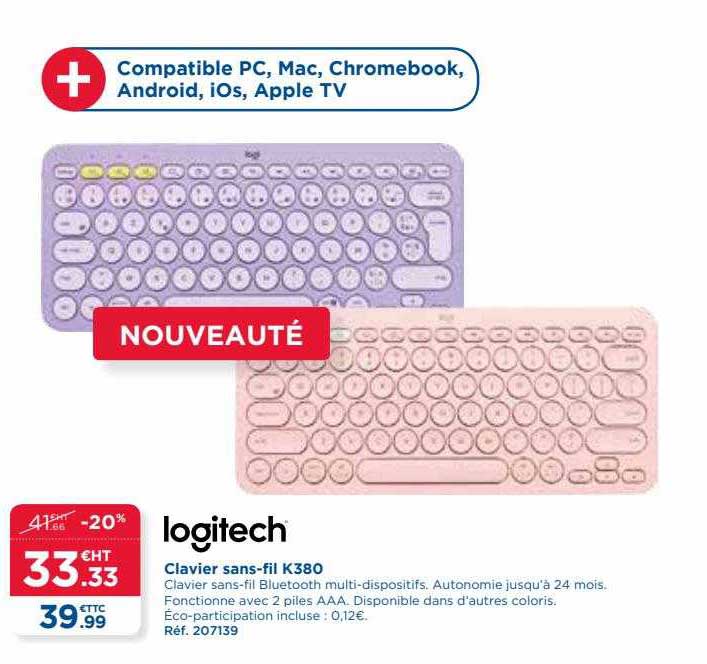 clavier sans-fil k380 logitech