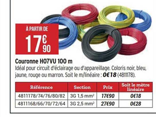 couronne h07vu 100 m