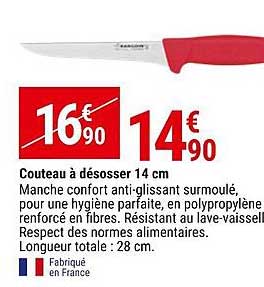 couteau à désosser 14 cm