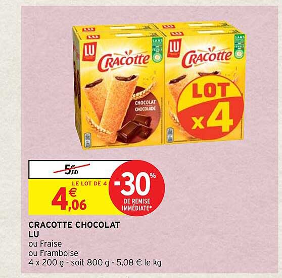 Cracotte Chocolat Lu