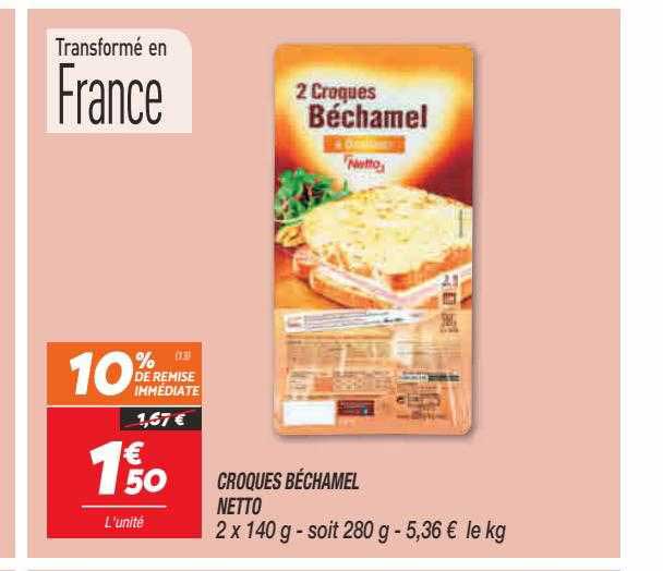 croques béchamel netto
