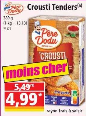 crousti tenders père dodu