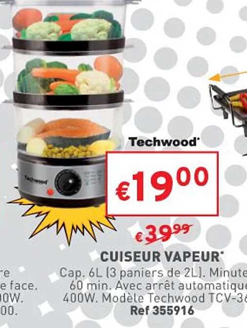 Cuiseur Vapeur Techwood