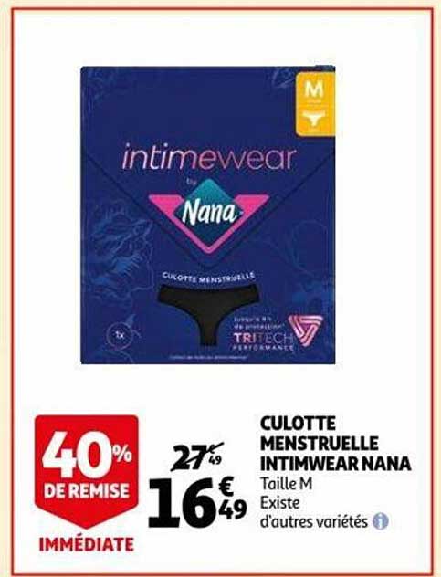 Culotte Menstruelle Intimwear Nana