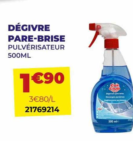 dégivre pare-brise car club