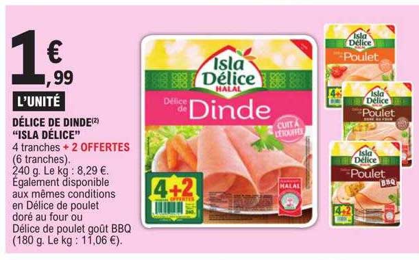 Délice De Dinde "isla Délice"