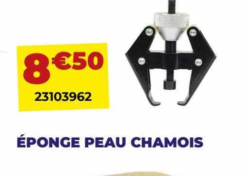 éponge peau chamois