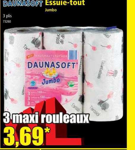 essuie-tout jumbo daunasoft