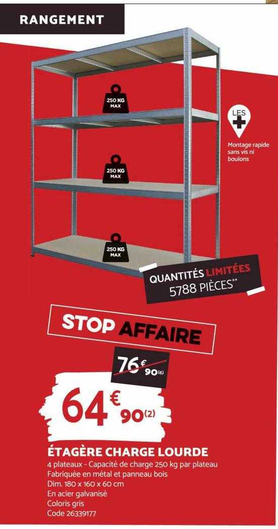 étagère charge lourde