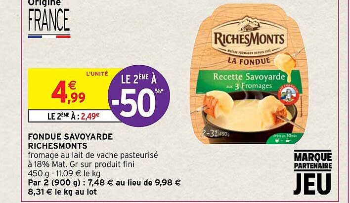 fondue savoyarde richesMonts
