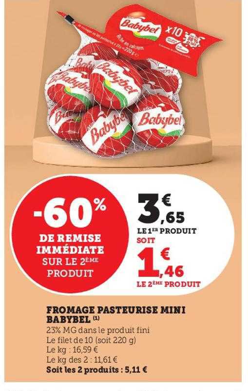 Fromage Pasteurisé Mini Babybel