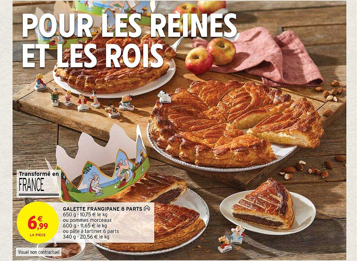 galette frangipane 8 parts