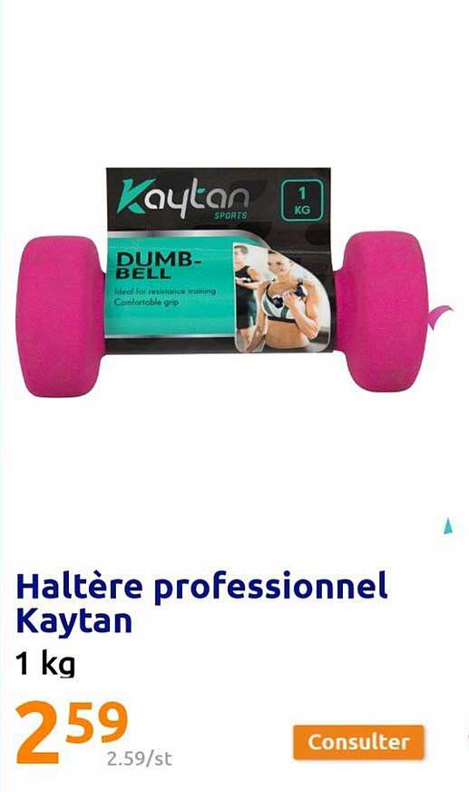 Haltère Professionnel Kaytan