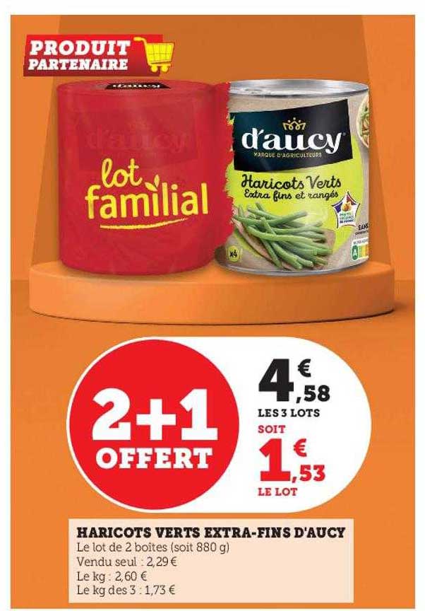 haricots verts extra-fins d'aucy