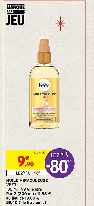 huile miraculeuse veet
