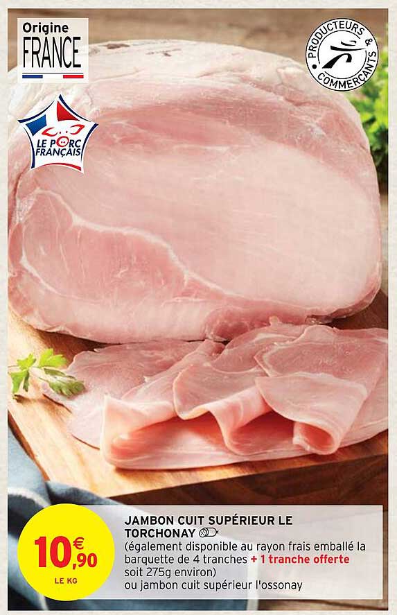 Jambon Cuit Supérieur Le Torchonay
