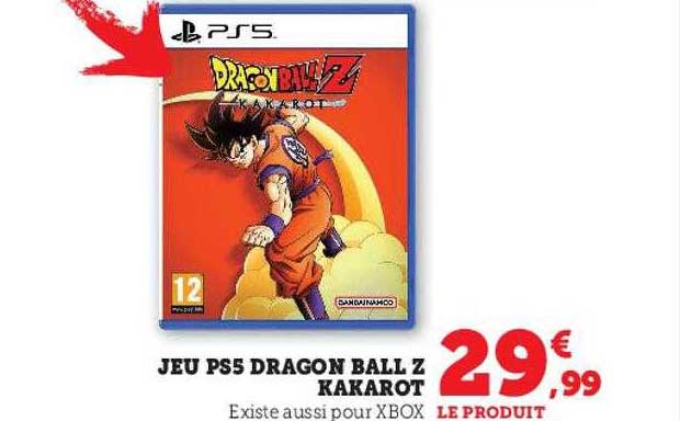 jeu ps5 dragon ball z kakarot