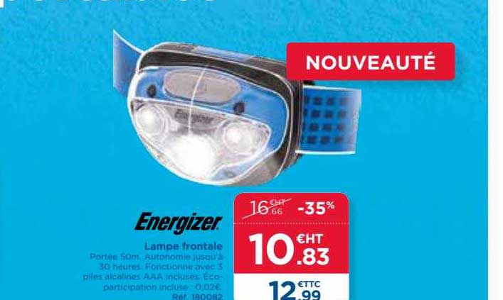 lampe frontale energizer