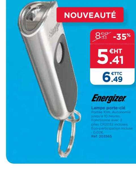 lampe porte-clé energizer