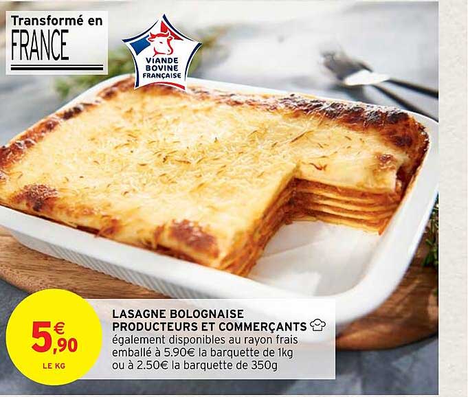 lasagne bolognaise producteurs et commerçants