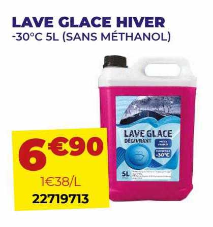 lave glace hiver