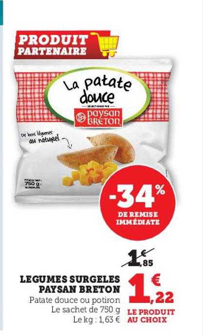 légumes surgelés paysan breton