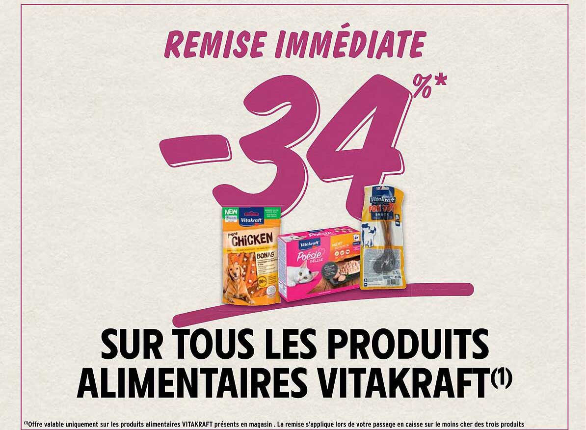 les produits alimentaires vitakraft