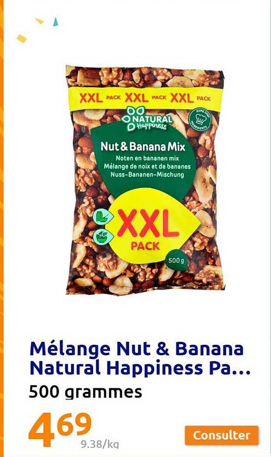 mélange nut & banana natural happiness pa...