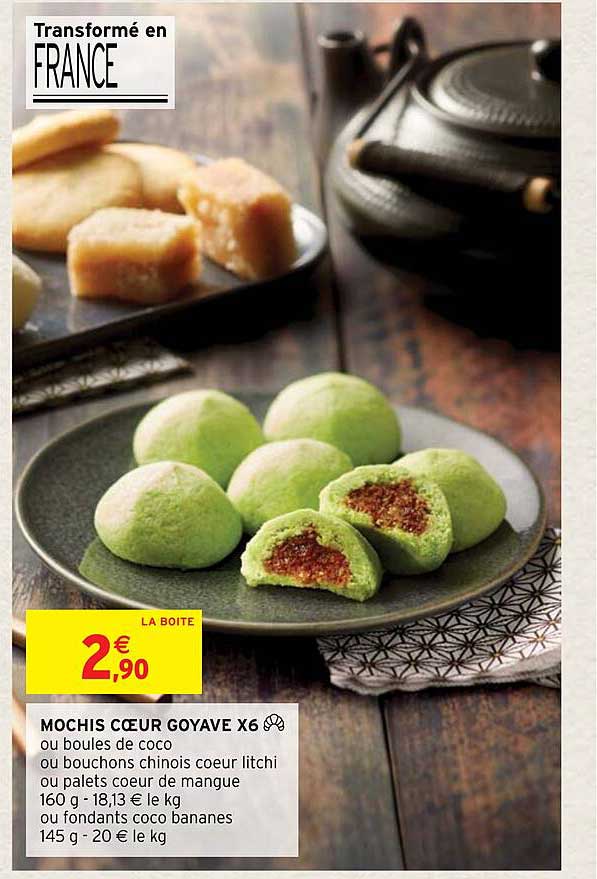 Mochis Cœur Goyave X6