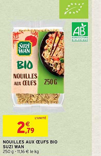 nouilles aux oeufs bio suzi wan