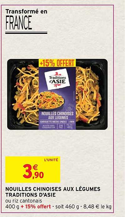 nouilles chinoises aux légumes traditions d'asie