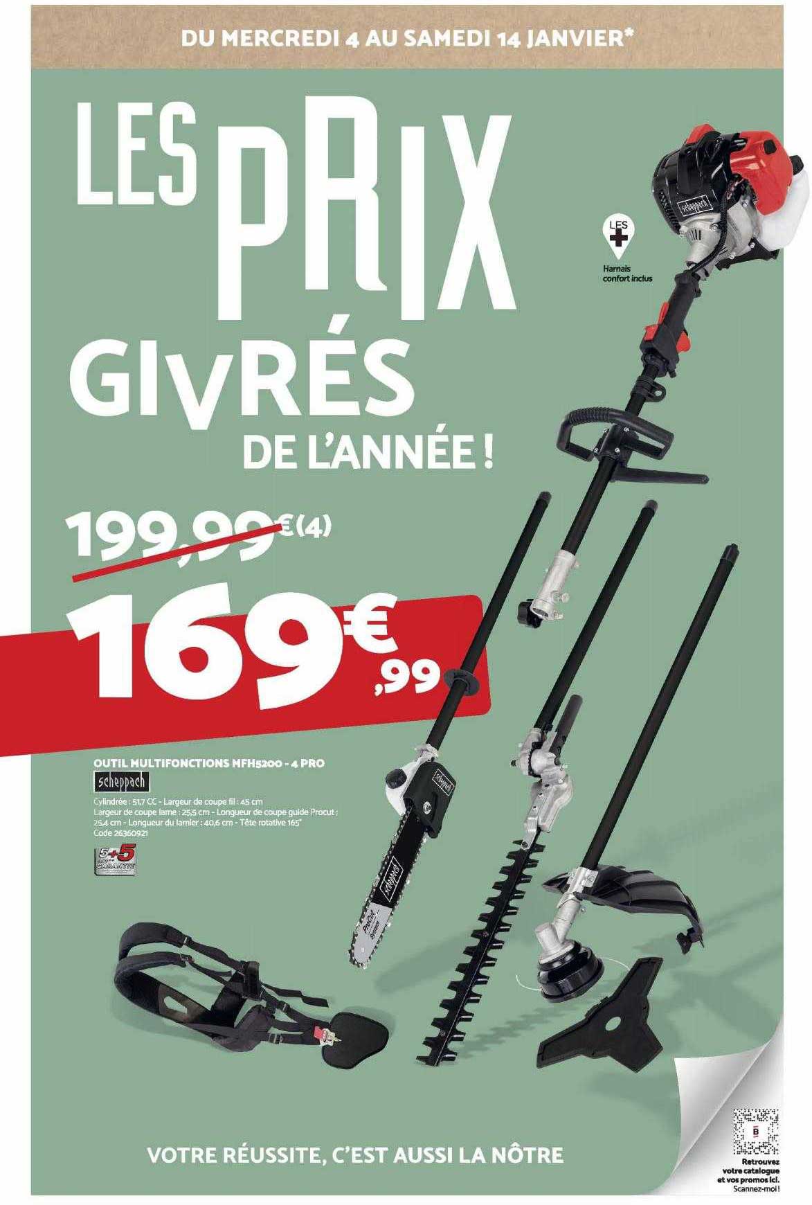 outils multi-fonctions mfh5200 - 4 ori