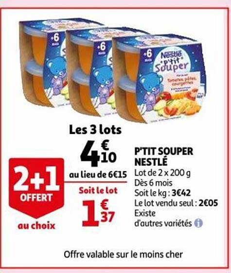 p'tit souper nestlé